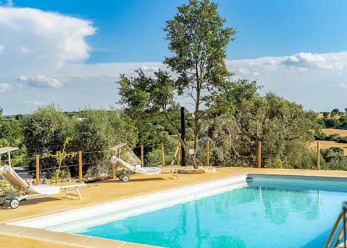 Willa Beautiful Haven With Panoramic Views Over Valley Ostuni